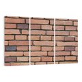 Obraz na płótnie 120x80 - Mur cegieł: industrialny urok - cegły, mur