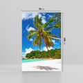 Obraz na płótnie 70x100 - Oaza palm na plaży - palma, plaża