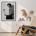 Plakat bez ramy 30x40 - Nowe Wiadomości - retro zdjęcie, czarno białe