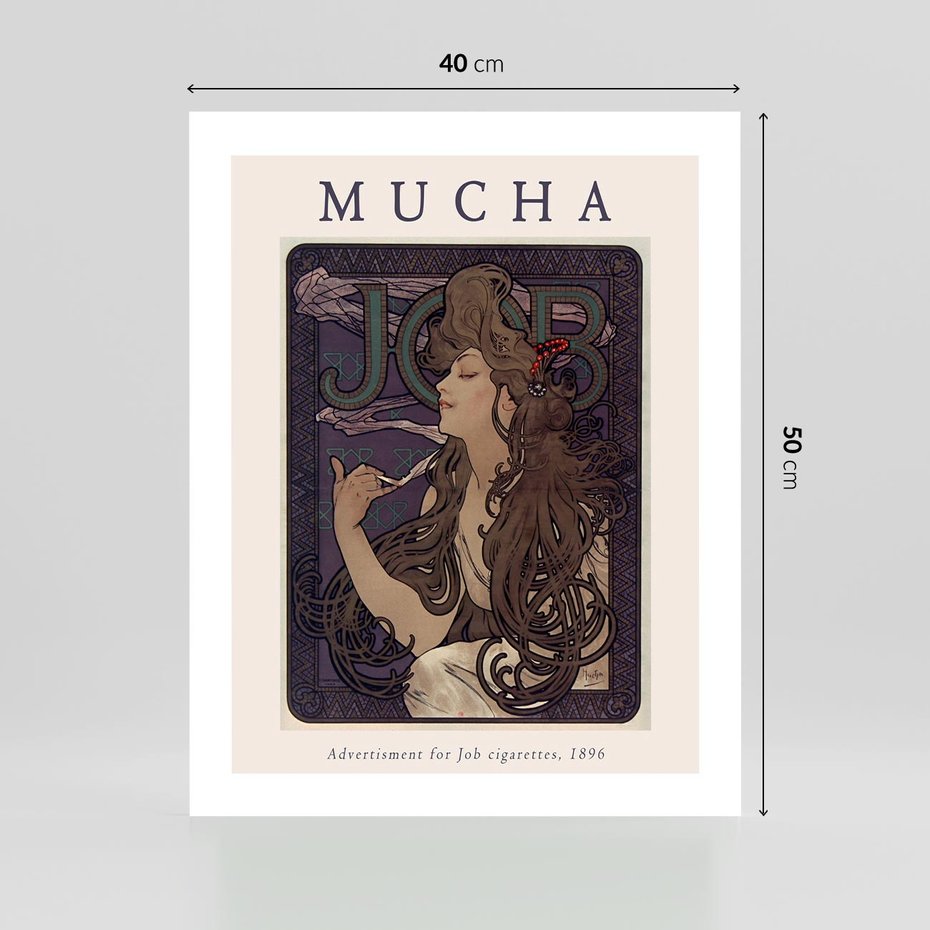Plakat bez ramy 40x50 - Reprodukcja A.Mucha - Mucha, plakat z reprodukcją