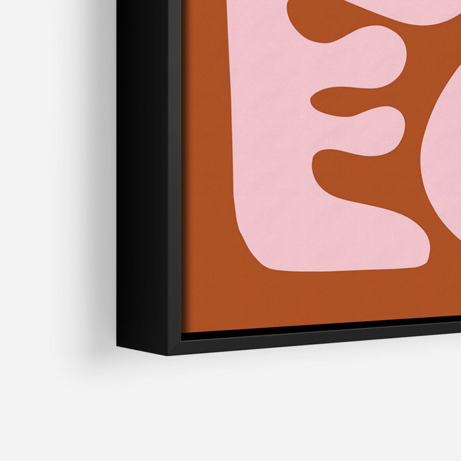 Obraz w ramie 70x100 - Migotliwe Boho Marzenia - abstrakcyjny obraz, plakat - rama czarna