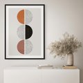 Plakat bez ramy 30x40 - Eksperymenty z Geometrią - geometryczny plakat, sztuka nowoczesna