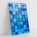 Obraz na płótnie 70x100 - Abstrakcyjne 3D: Kolorowe bloki - abstrakcja, 3d