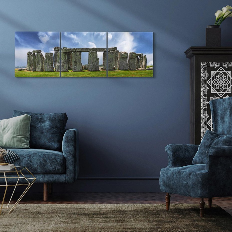 Obraz na płótnie 120x40 - Stonehenge - Tajemnica Pradawnych Czasów - Stonehenge, UK