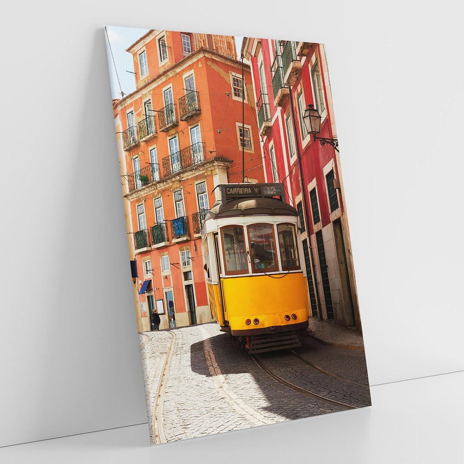 Obraz na płótnie 70x100 - Urok tramwaju w Lizbonie - Lizbona, tramwaj