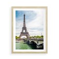 Plakat w ramie 50x70 - Ikona Romantyzmu - Eiffla, Francja - rama drewno