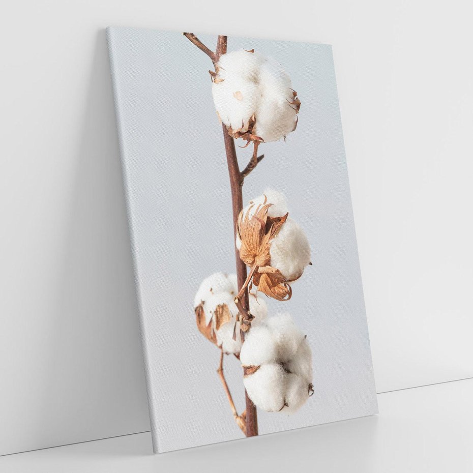 Obraz na płótnie 70x100 - Bawełniana boho miękkość - bawełna, boho