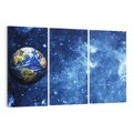 Obraz na płótnie 120x80 - Kosmiczne podróże na Ziemię - kosmos, ziemia
