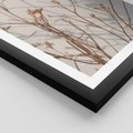 Plakat w ramie 50x70 - Boho gałązki suche - gałązki, suche - rama czarna