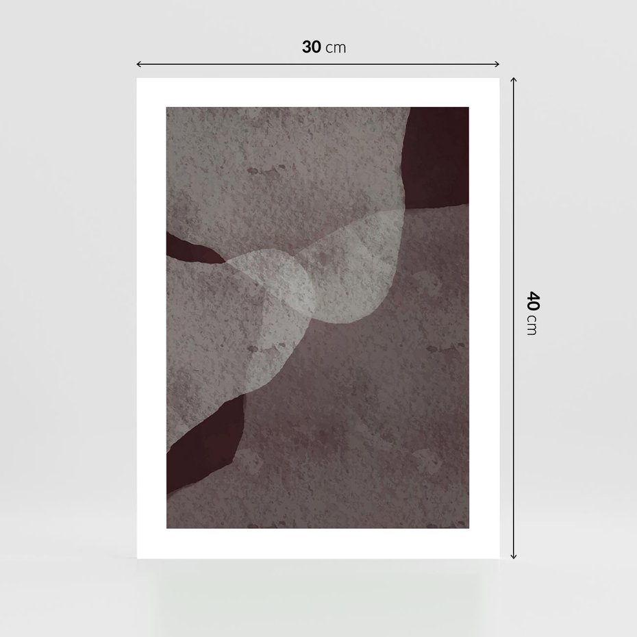 Plakat bez ramy 30x40 - Obce Odcienie - mroczny plakat, nowoczesne wnętrza