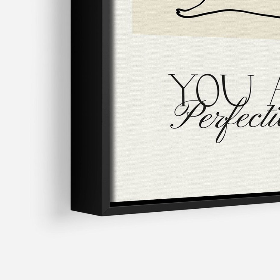 Obraz w ramie 70x100 - Harmonia Kształtów Bez Granic - siła kobiecości, rysunek - rama czarna