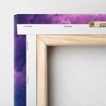 Obraz na płótnie 80x80 - Mityczna podróż - kosmos, jednorożec