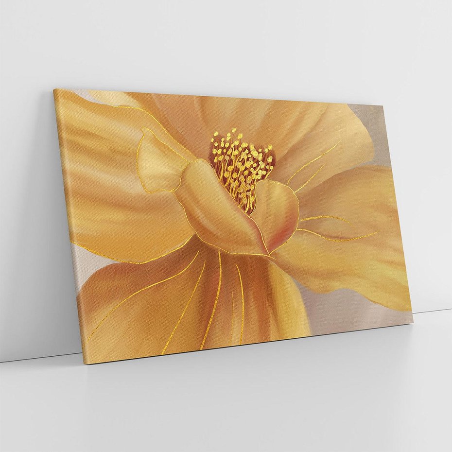 Obraz na płótnie 70x50 - Kwiaty malowane olejem - eksplozja kolorów - kwiaty, malowane