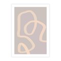 Plakat bez ramy 30x40 - Nowoczesne Odbicia - minimalistyczny obraz, nowoczesny