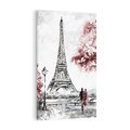 Obraz na płótnie 50x70 - Romantyczny Paryż - Paryż, Wieża
