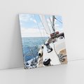 Obraz na płótnie 30x30 - Moc żaglowca na pełnym morzu - żaglowiec, jacht