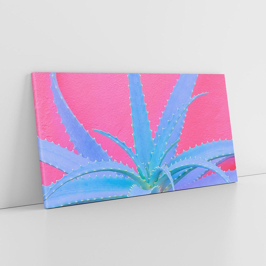 Obraz na płótnie 140x70 - Piękno Pustyni - kaktusy, liście