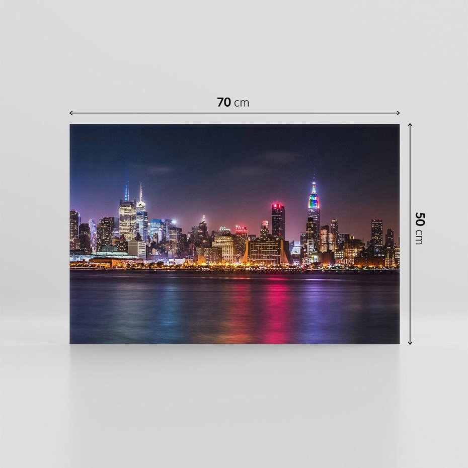 Obraz na płótnie 70x50 - Ameryka w oczach Nowego Jorku - Ameryka, USA