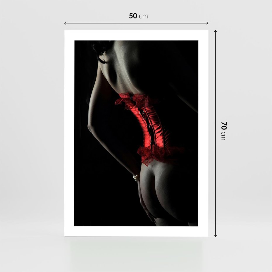 Plakat bez ramy 50x70 - Piękno i Siła - akt, kobieta