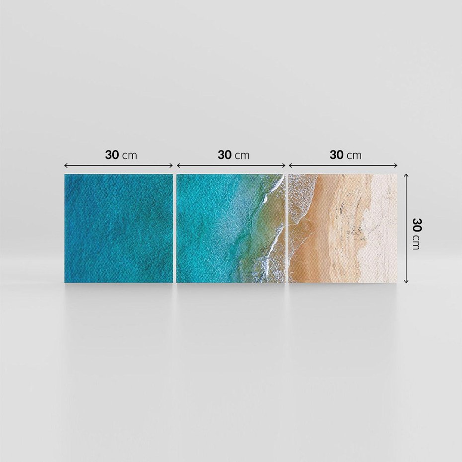 Obraz na płótnie 90x30 - Spokój nad morzem - morze, plaża