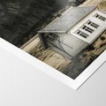 Plakat bez ramy 30x40 - Ciepło i Urok Górskiego Domku - domek w górach, sepia