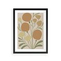 Plakat w ramie 30x40 - Uspokojenie Wśród Roślin - nowoczesny plakat, roślinność - rama czarna