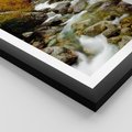 Plakat w ramie 50x70 - Śpiew Strumienia - strumień, górski - rama czarna