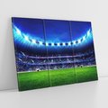 Obraz na płótnie 120x80 - Energia na stadionie - piłka, nożna
