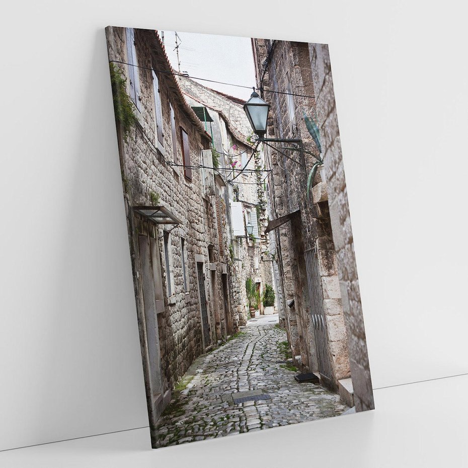 Obraz na płótnie 50x70 - Malownicza uliczka we Włoszech - uliczka, Włoch