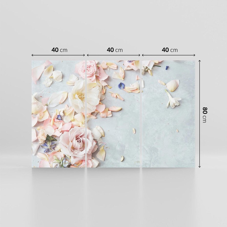 Obraz na płótnie 120x80 - Róże: kwiatowy urok - róże, kwiaty