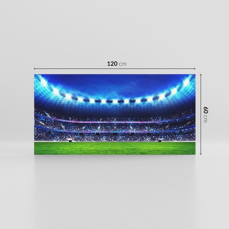 Obraz na płótnie 120x60 - Energia na stadionie - piłka, nożna
