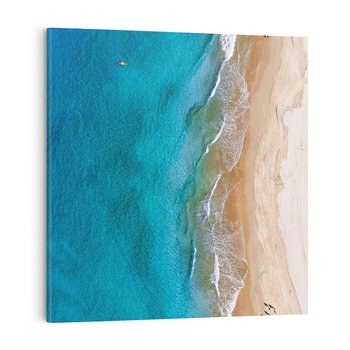 Obraz na płótnie 80x80 - Spokój nad morzem - morze, plaża