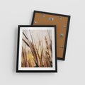 Plakat w ramie 40x50 - Malownicza Łąka z Trawam - trawy, łąka - rama czarna