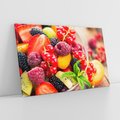 Obraz na płótnie 70x50 - Smakowite Porywy - owoce, jedzenie