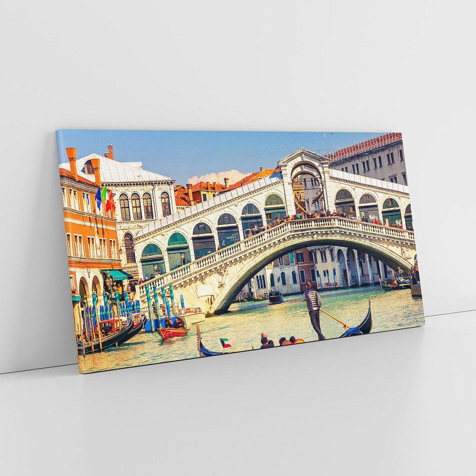 Obraz na płótnie 100x50 - Romantyczna przejażdżka gondolą w Wenecji - Wenecja, gondola