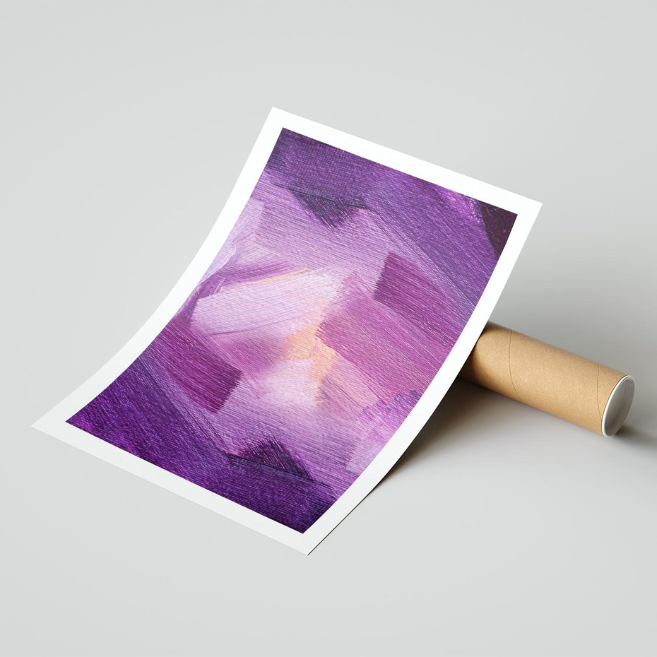 Plakat bez ramy 21x30 - Abstrakcyjna gra kolorów - abstrakcja, akwarela