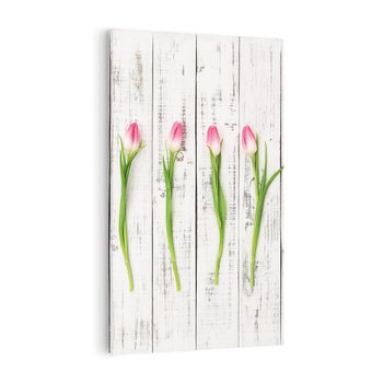 Obraz na płótnie 80x120 - Kwintesencja Piękna - kwiaty, tulipany