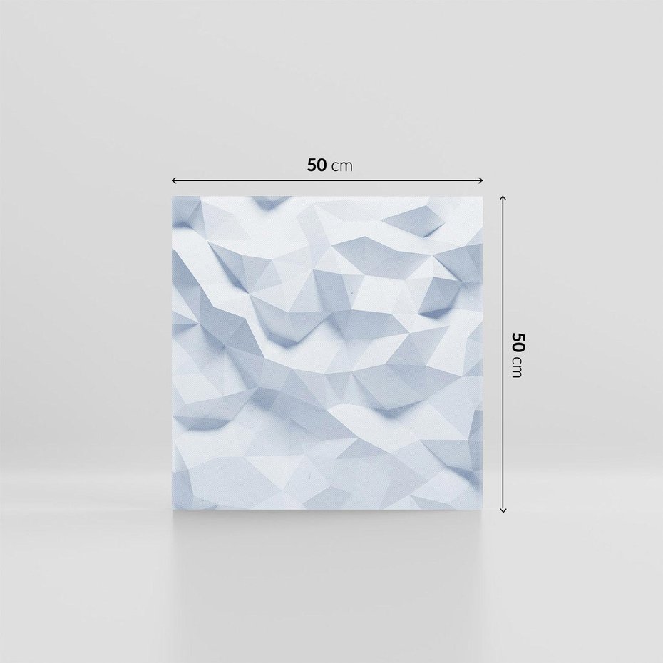 Obraz na płótnie 50x50 - Trójwymiarowa geometria - geometria, 3d