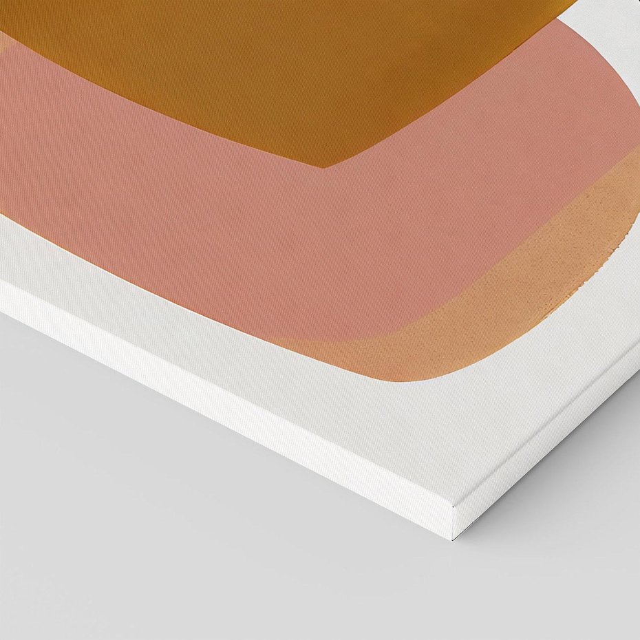 Obraz na płótnie 120x80 - Emocje w akwarelach - geometryczne dziwne kształty, turkusowy