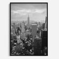 Obraz w ramie 70x100 - Majestatyczne Wysokości - Nowy Jork, wieżowce - rama czarna