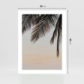 Plakat bez ramy 30x40 - Tropikalna Harmonia - palmy na tle nieba