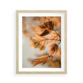 Plakat w ramie 40x50 - Magia Jesieni - liście, jesień - rama drewno