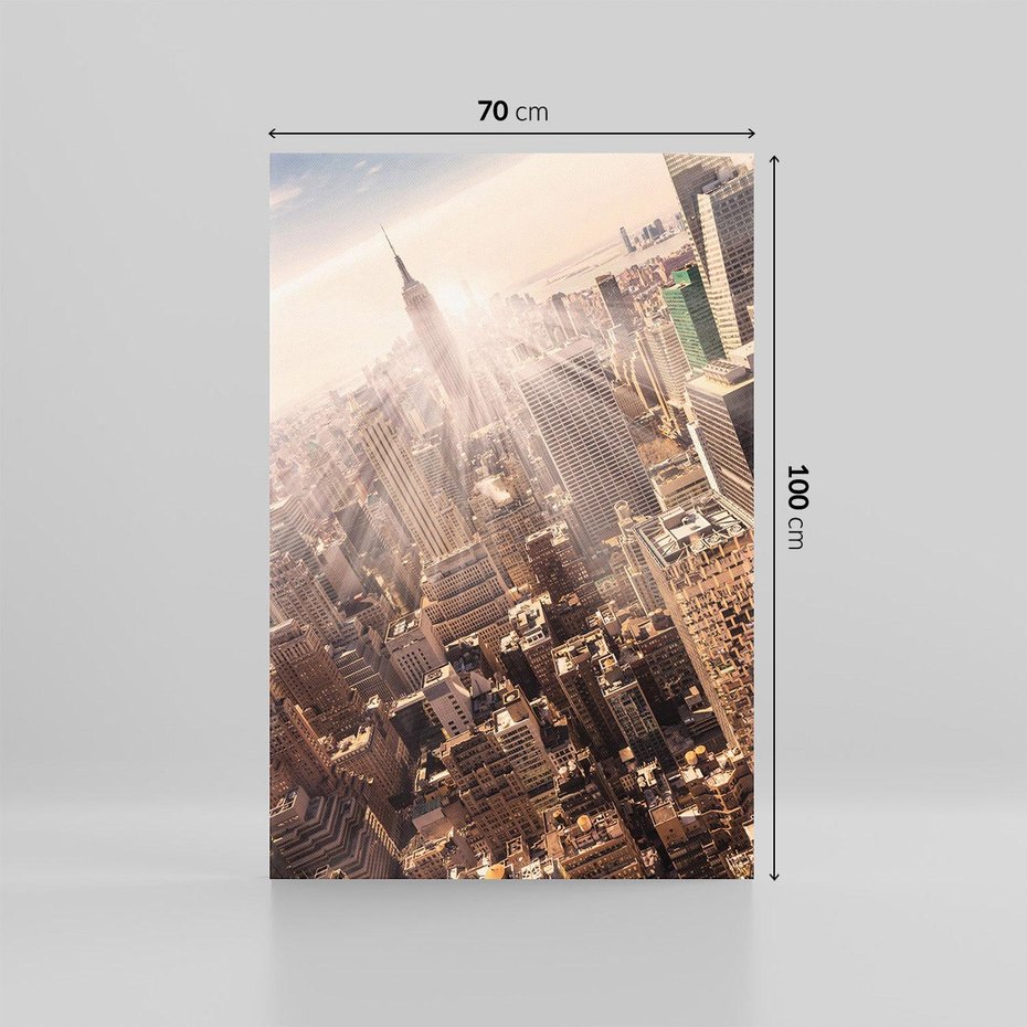 Obraz na płótnie 70x100 - Dynamika Nowego Jorku - Nowy Jork, miasto