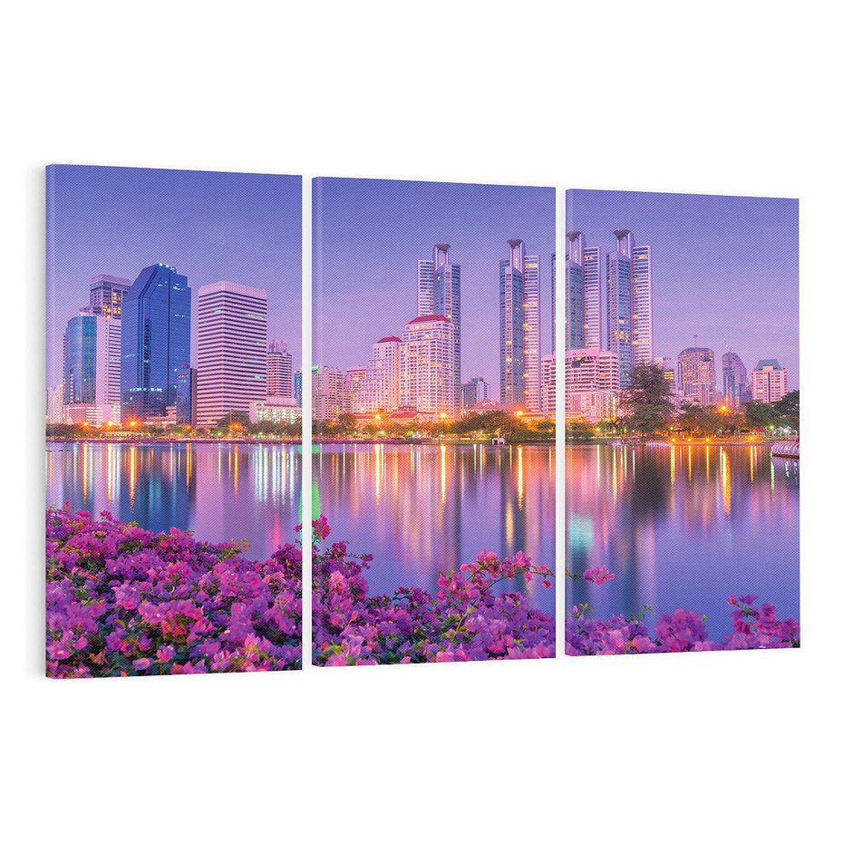 Obraz na płótnie 120x80 - Tajemnicza Azja - Bangkok, Azja