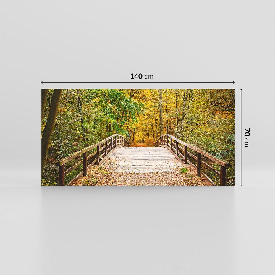 Obraz na płótnie 140x70 - Spacer Ścieżką w Las - ścieżka, spacer