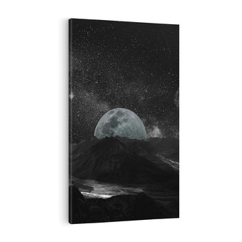 Obraz na płótnie 50x70 - Kosmiczne piękno: ziemia z lotu ptaka - kosmos, ziemia