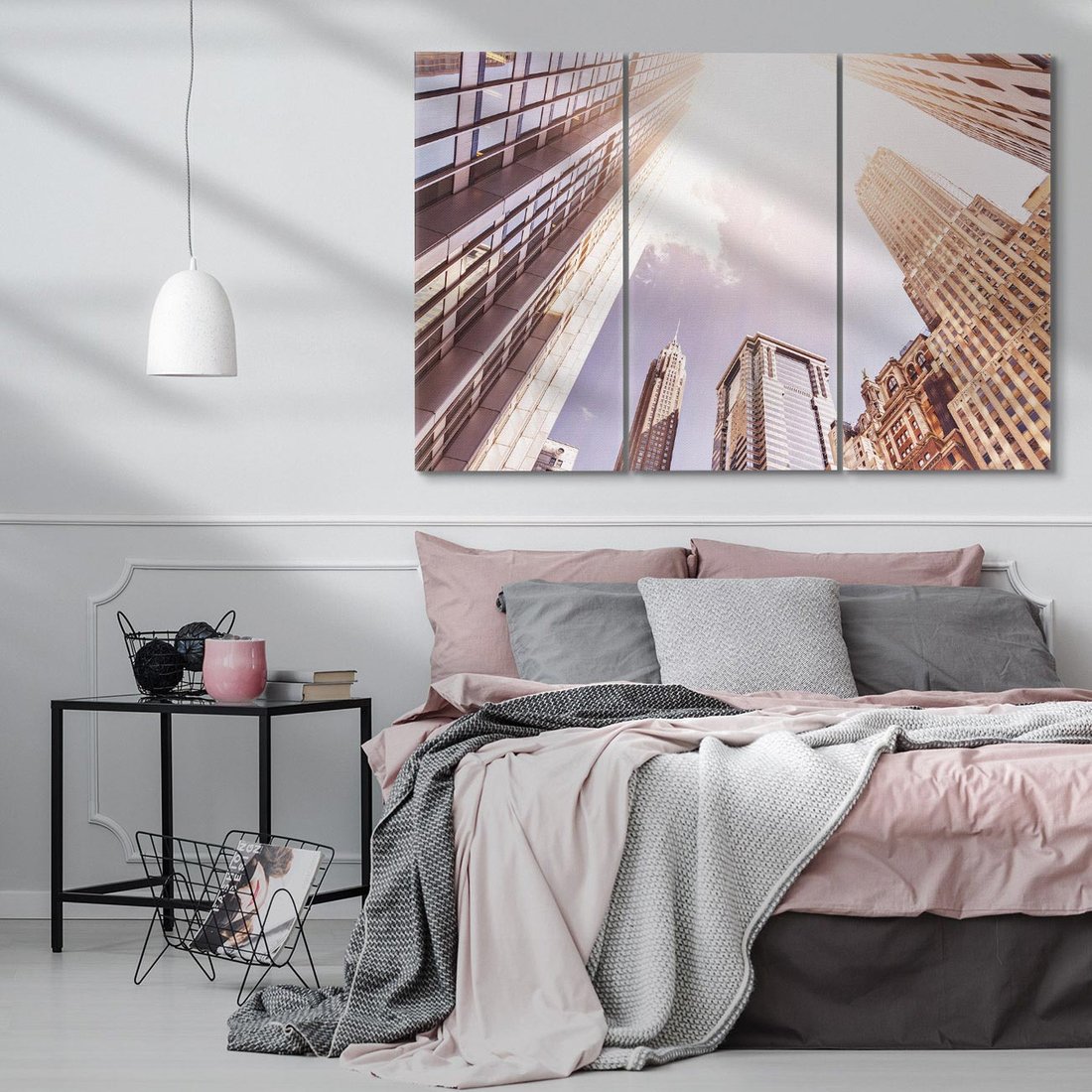 Obraz na płótnie 120x80 - Oczami artysty - miasto, perspektywa