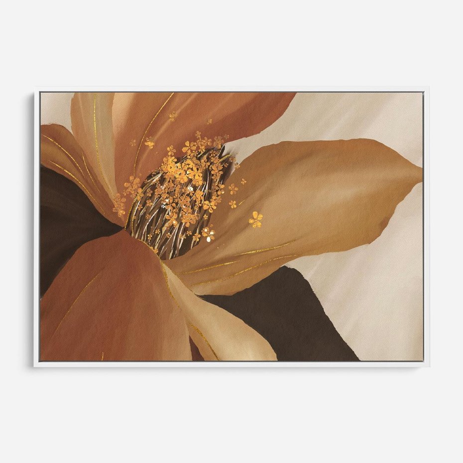 Obraz w ramie 70x50 - Wyraz Luksusu - sztuka, nowoczesna - rama biała