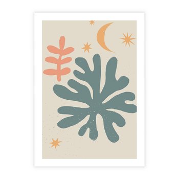 Plakat bez ramy 30x40 - Rozbłysk Emanacji - boho formy, kształty