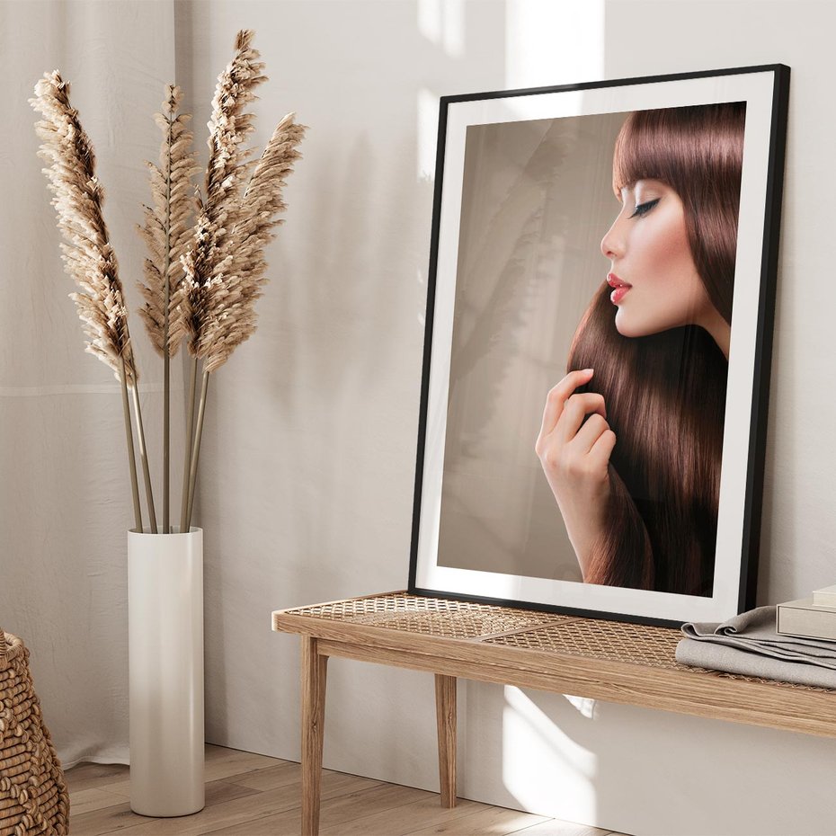 Plakat bez ramy 21x30 - Piękno fryzury - włosy, fryzura